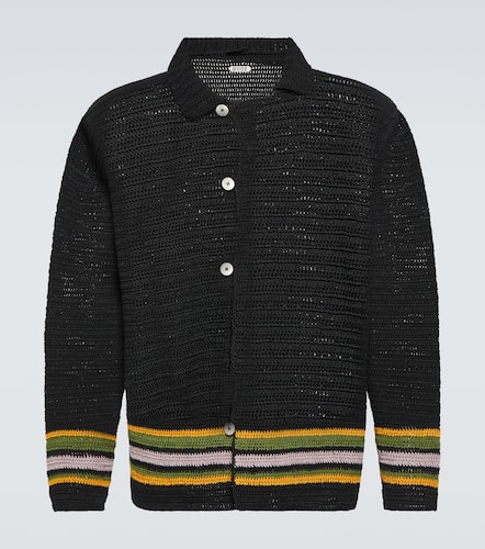 Harbor Stripe crochet cotton cardigan - Bode - Modalova