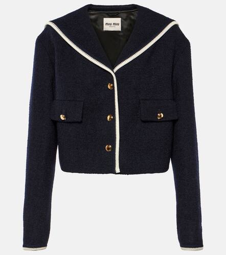 Miu Miu Cropped-Jacke aus Tweed - Miu Miu - Modalova
