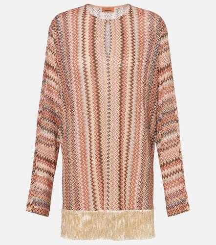 Zigzag fringed lam blouse - Missoni - Modalova