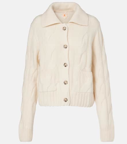 Cable-knit cashmere and silk cardigan - Jardin des Orangers - Modalova