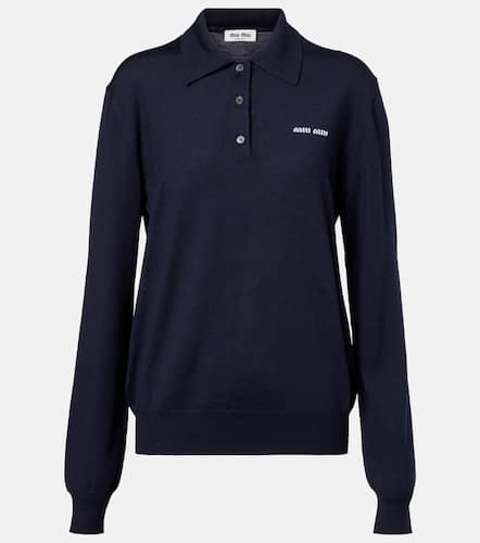 Miu Miu Virgin wool polo sweater - Miu Miu - Modalova