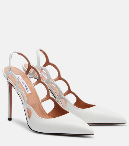 Endless Love 105 leather slingback pumps - Aquazzura - Modalova