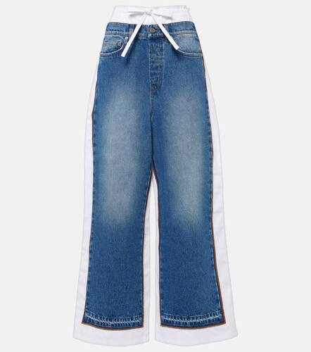 Paneled mid-rise wide-leg jeans - Jean Paul Gaultier - Modalova