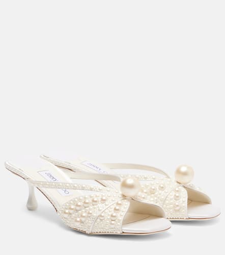 Mules Siva 50 en satin  ornements - Jimmy Choo - Modalova
