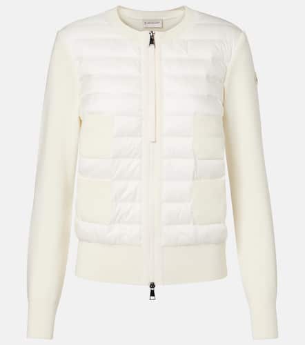 Moncler Down-paneled knitted jacket - Moncler - Modalova