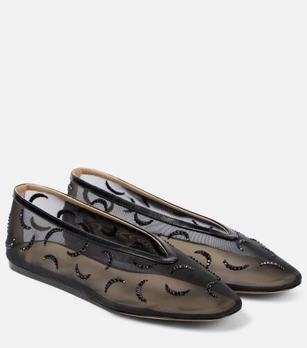 Luna embroidered mesh ballet flats - Le Monde Beryl - Modalova