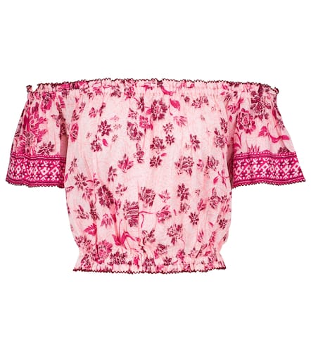 Camilla floral off-shoulder blouse - Poupette St Barth - Modalova