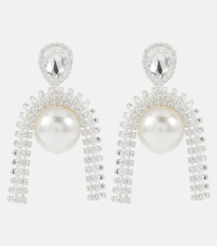 Pearl and crystal-embellished earrings - Magda Butrym - Modalova