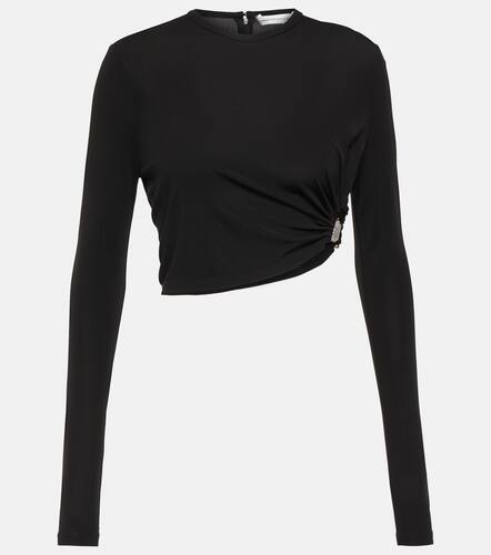 Embellished cutout jersey top - Christopher Esber - Modalova