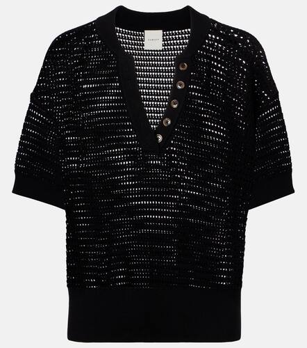 Callie open-knit cotton mesh top - Varley - Modalova