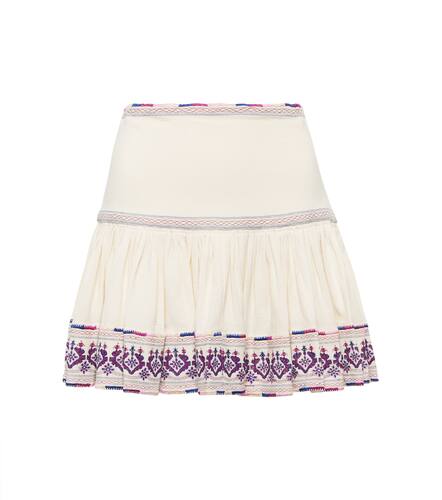 Tyruss embroidered cotton miniskirt - Marant Etoile - Modalova