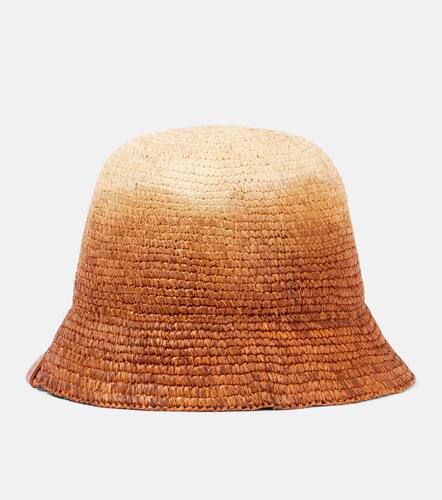 Meyers ombre raffia bucket hat - Staud - Modalova
