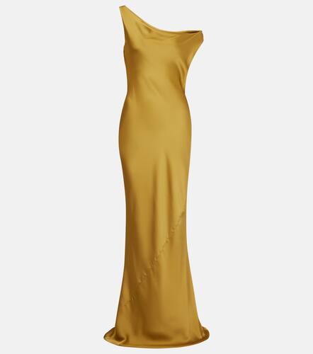 Maria asymmetric crepe satin gown - Norma Kamali - Modalova