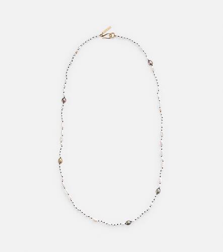 Mermaid necklace with freshwater pearls and 18kt gold-plated silver beads - Sophie Buhai - Modalova