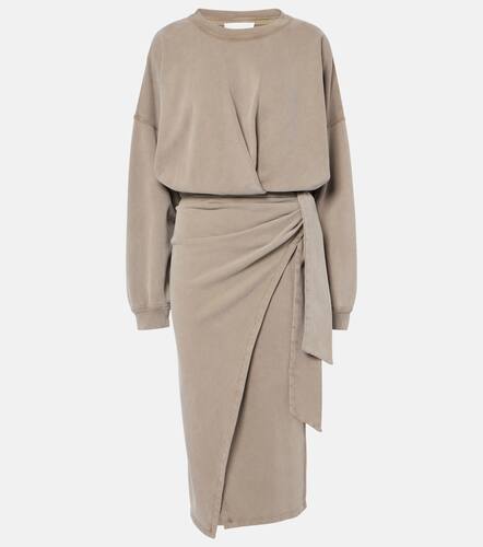 Sandrina draped cotton midi dress - Marant Etoile - Modalova