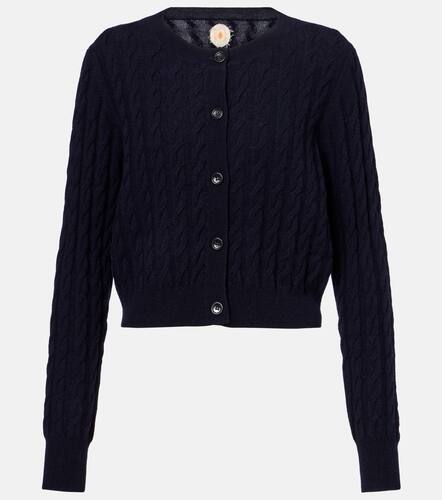 Cable-knit wool and cashmere cardigan - Jardin des Orangers - Modalova