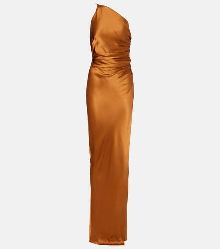 Asymmetric gathered silk gown - The Sei - Modalova