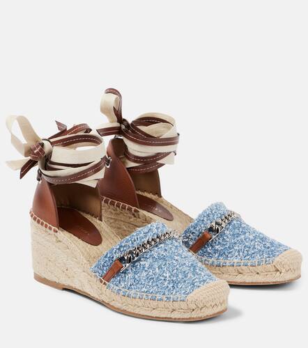 Gaia denim boucle espadrilles - Stella McCartney - Modalova