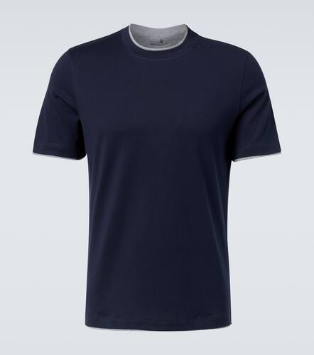 Cotton jersey T-shirt - Brunello Cucinelli - Modalova