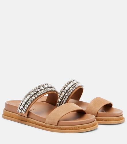 Jadi crystal-embellished suede slides - Jimmy Choo - Modalova