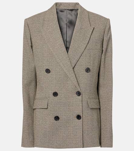 Irma plaid cotton-blend blazer - Isabel Marant - Modalova
