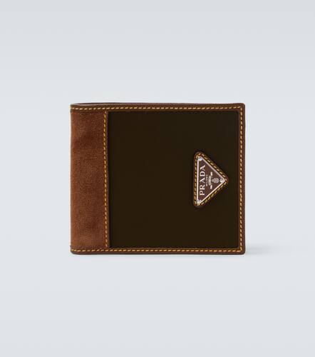 Re-Nylon leather-trimmed wallet - Prada - Modalova