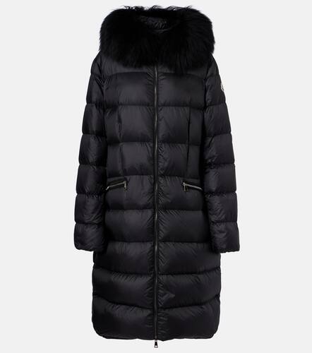 Boedic shearling-trimmed down jacket - Moncler - Modalova