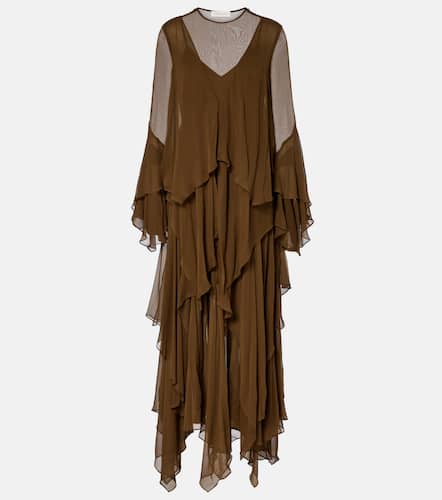 Robe longue en organza de soie - Zimmermann - Modalova