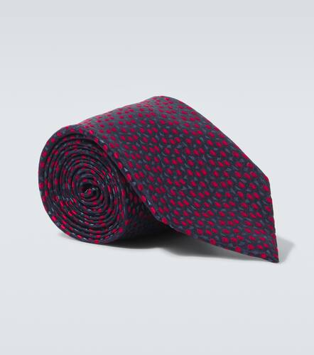 Charvet Cravatta in seta a pois - Charvet - Modalova