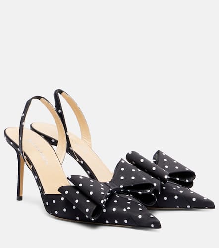Escarpins Le Cadeau 85 en satin  pois - Mach & Mach - Modalova