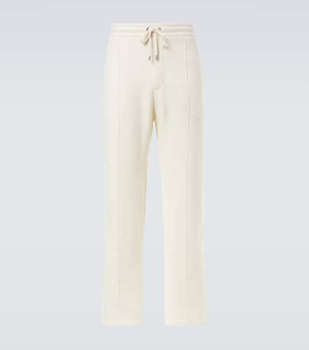 Pantalon droit en coton et cachemire - Ralph Lauren Purple Label - Modalova