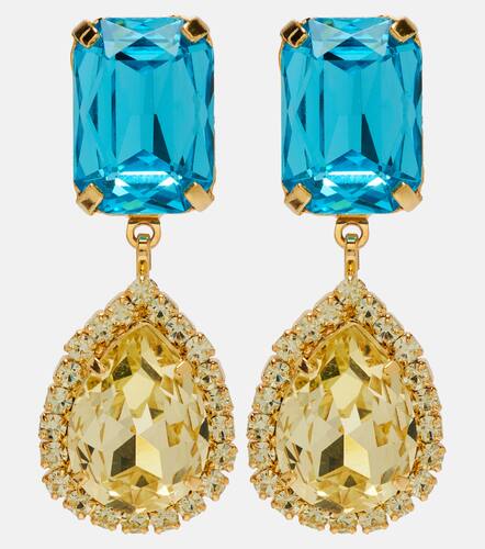 Crystal-embellished drop earrings - Magda Butrym - Modalova