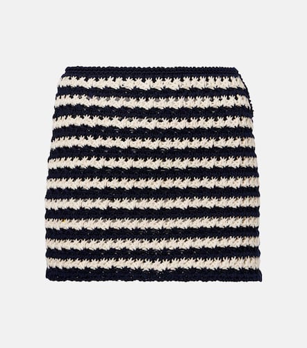 Minigonna in crochet di cotone - Prada - Modalova