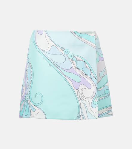 Pucci Orchidee silk twill miniskirt - Pucci - Modalova