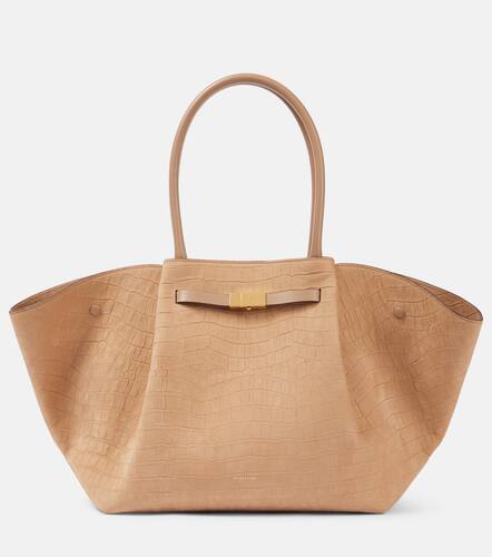 New York croc-effect leather tote bag - DeMellier - Modalova