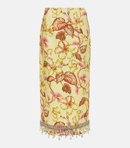 Jupe midi Matchmaker en lin  ornements - Zimmermann - Modalova