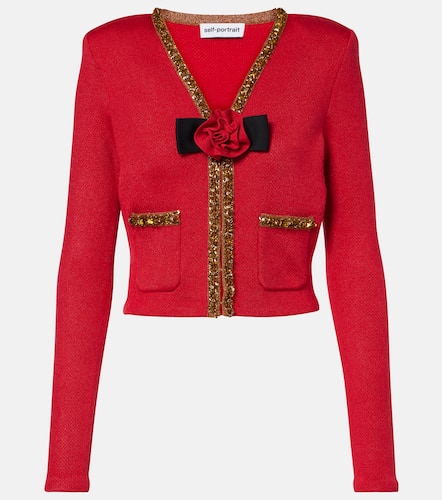 Cardigan en maille  ornements - Self-Portrait - Modalova