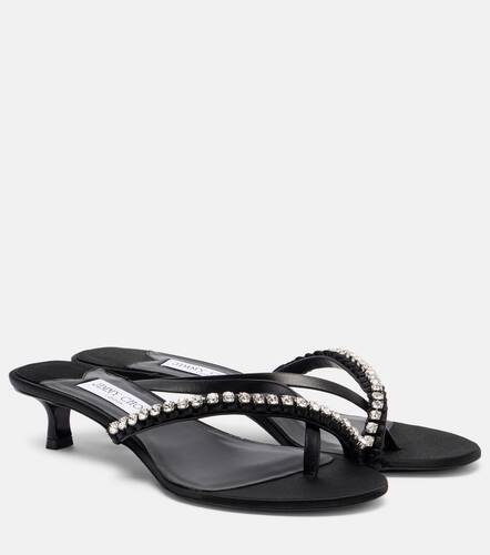 Tongs Dila 35 en cuir et satin - Jimmy Choo - Modalova