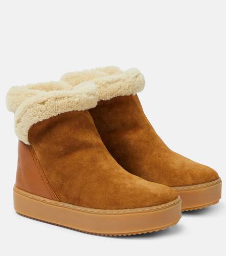 See By ChloÃ© Juliet shearling-lined suede ankle boots - See By Chloe - Modalova