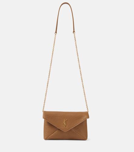 Cassandre leather clutch - Saint Laurent - Modalova
