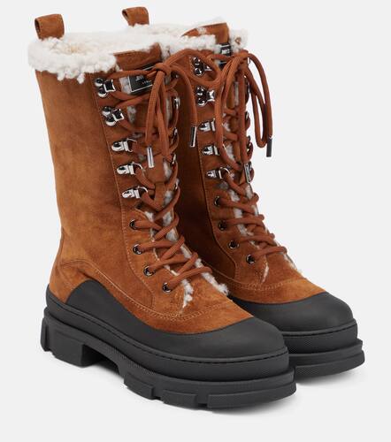 Bottes Aldea en daim et shearling - Jimmy Choo - Modalova