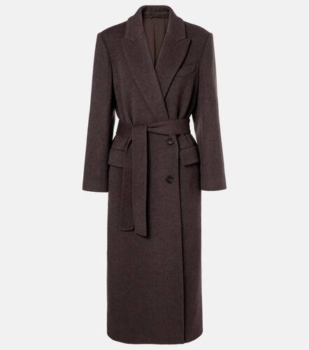 Wool and cashmere wrap coat - Brunello Cucinelli - Modalova