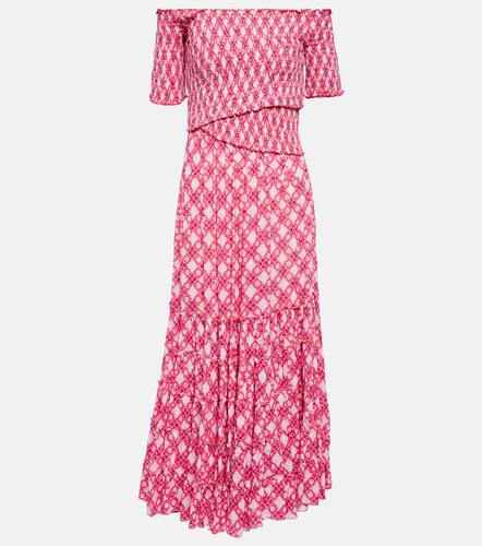 Soledad printed midi dress - Poupette St Barth - Modalova