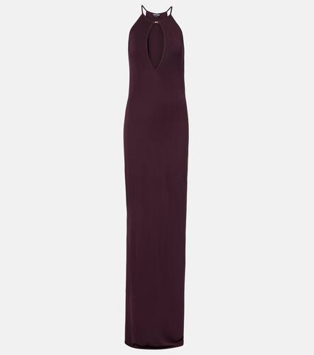 Cutout halterneck crepe jersey gown - Tom Ford - Modalova