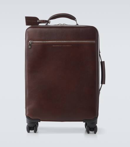 Brunello Cucinelli Leather suitcase - Brunello Cucinelli - Modalova
