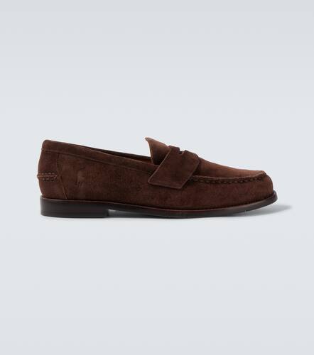 Mocasines de ante con logo - Polo Ralph Lauren - Modalova