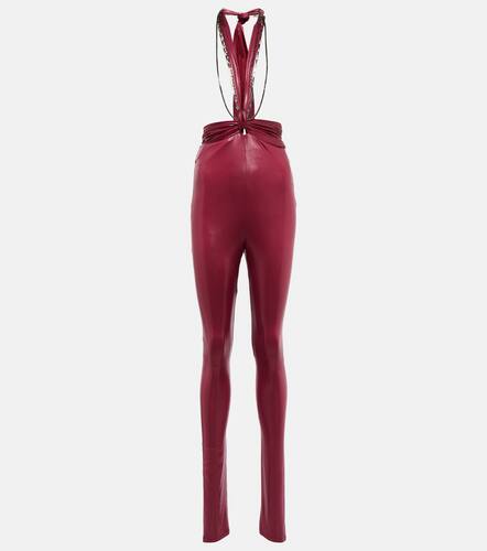 Ruby chain-trimmed leggings - The Attico - Modalova