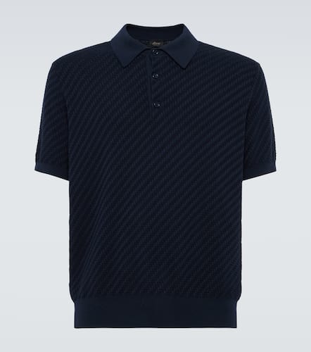 Cotton, silk, and cashmere polo shirt - Brioni - Modalova