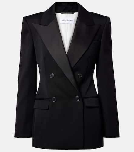 Double-breasted wool tuxedo jacket - Givenchy - Modalova