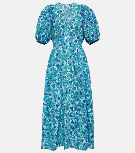 Reine floral cotton midi dress - Poupette St Barth - Modalova